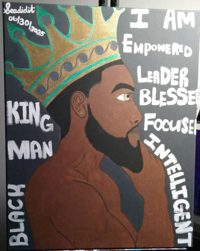 Black King Canvas